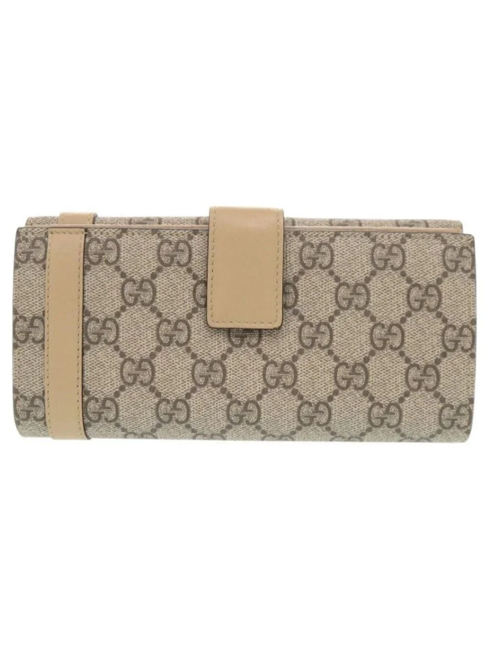★SOLD★ Gucci Nice GG Supreme Leather Beige Wallet - Picture 3 of 10